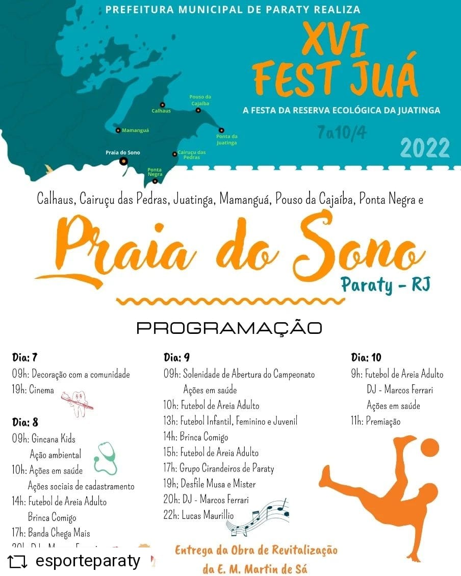 O Fest Juá 2022 infelizmente foi cancelado devido à tragédia que ocorreu na península da Juatinga em decorrência das fortes chuvas, mas fica aqui o registro desse precioso evento